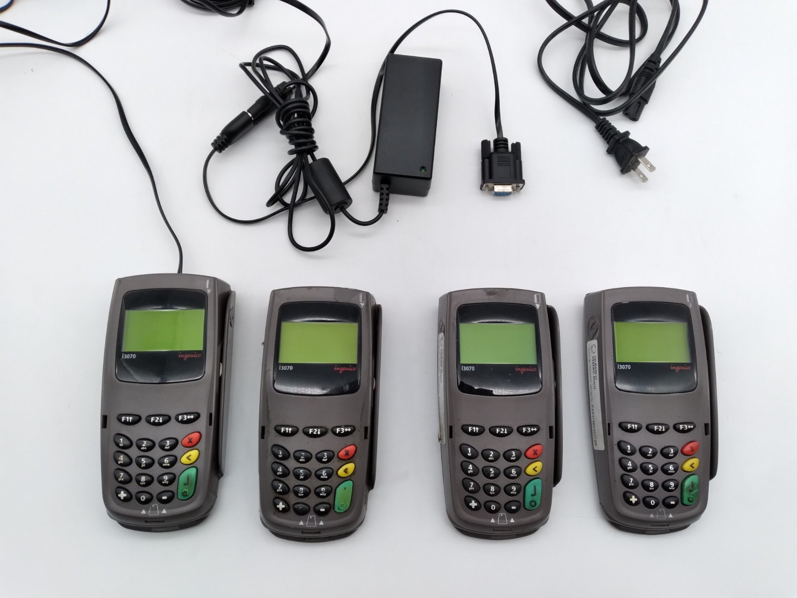 Lot of 4 – Ingenico I3070 Pin Pad USB/RS232 / Gilbarco PA0379001SHL3R