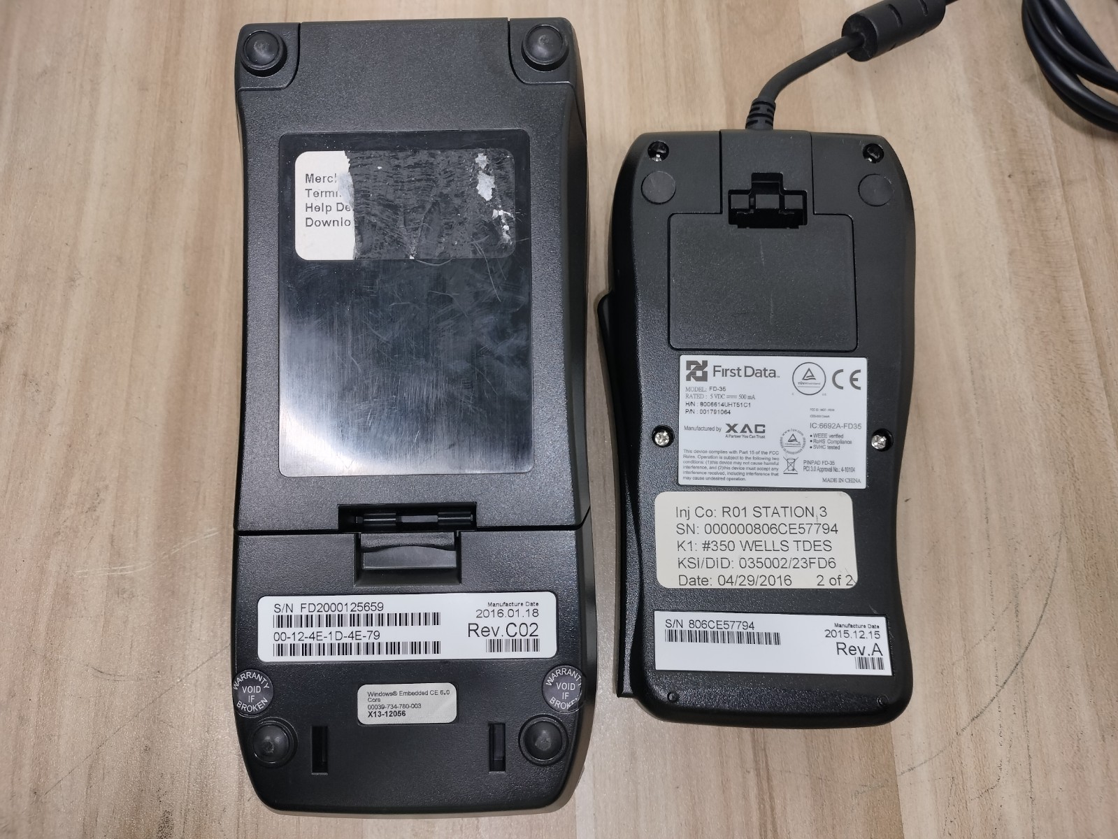 First Data FD130Duo Credit Card Machine w/ First Data Pinpad FD-35