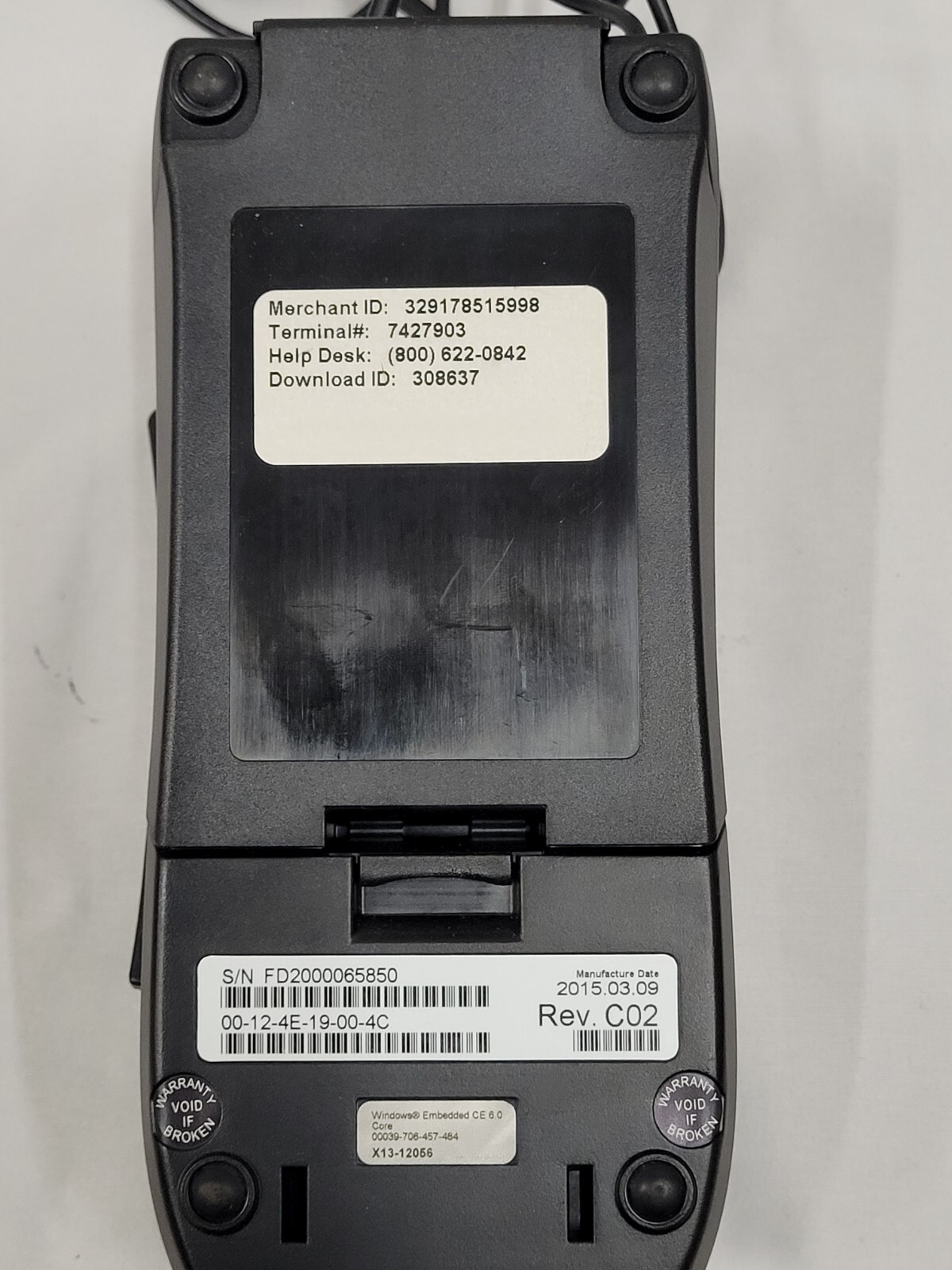 FD130 Duo with FD35 pin pad w/power cord