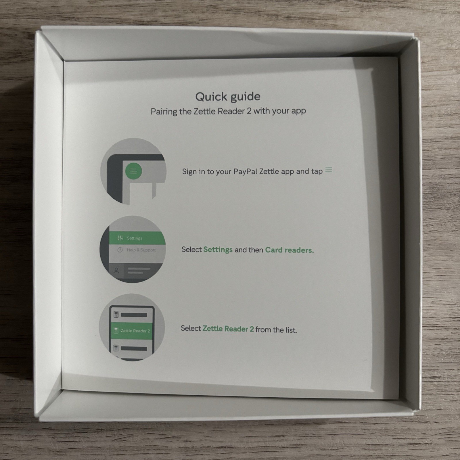 Zettle Reader 2 Contactless Credit Card Payment Terminal AS IS