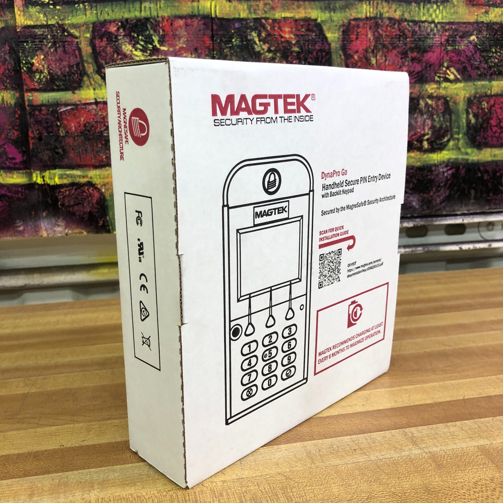 MAGTEK DynaPro GO PCI SIGCAP WIRELESS 30056216 HANDHELD SECURE PIN ENTRY DEVICE