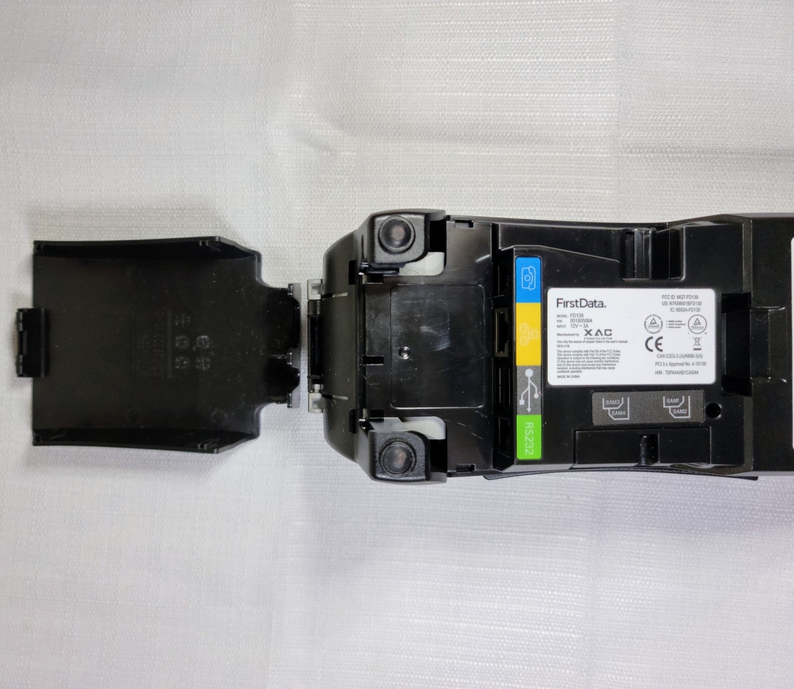 First Data FD130 Credit Card Terminal w/ Power Adapter – Tested – FREE SHIPPING