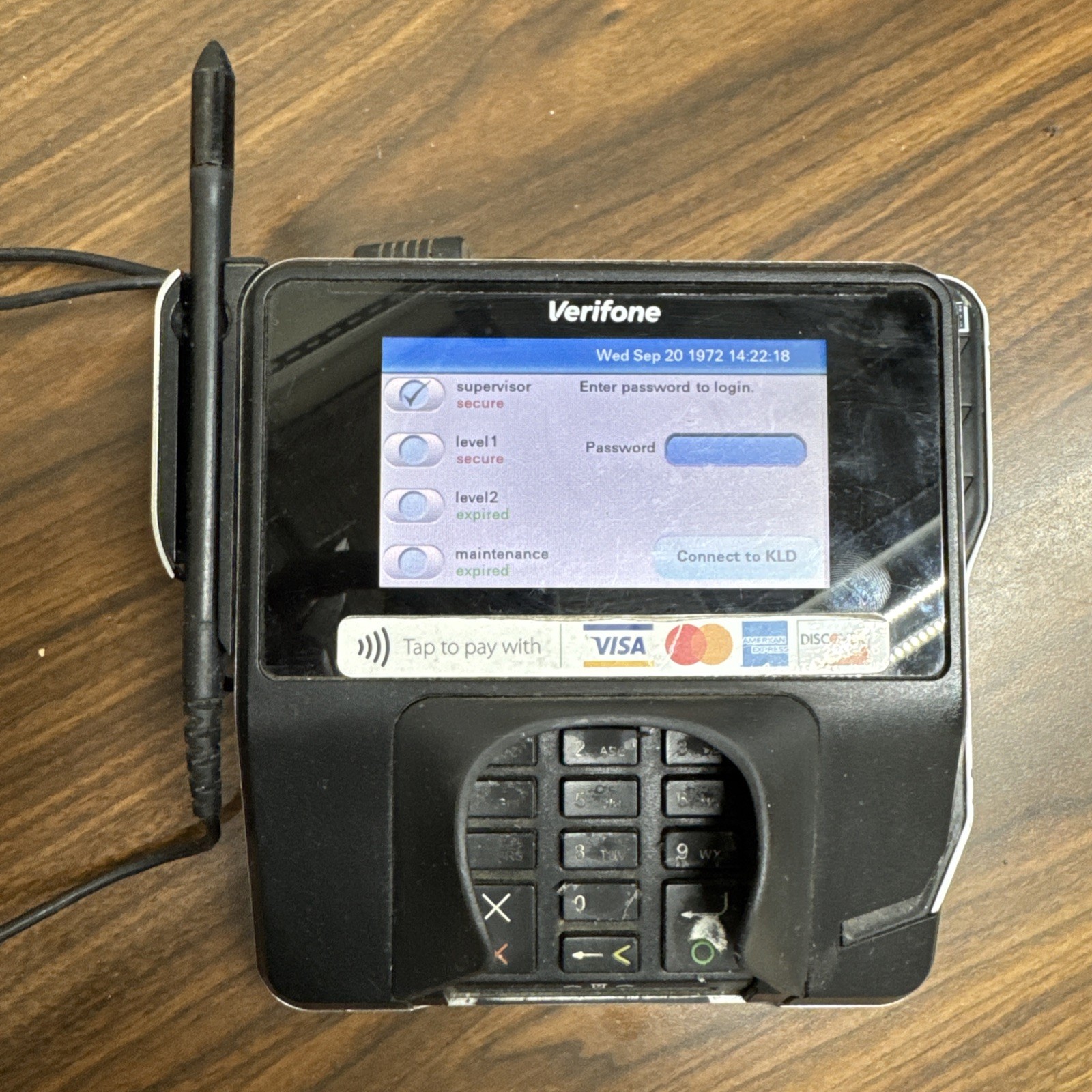 Used Verifone MX915 Credit Card Terminal M177-409-01-R Pinpad/Keypad