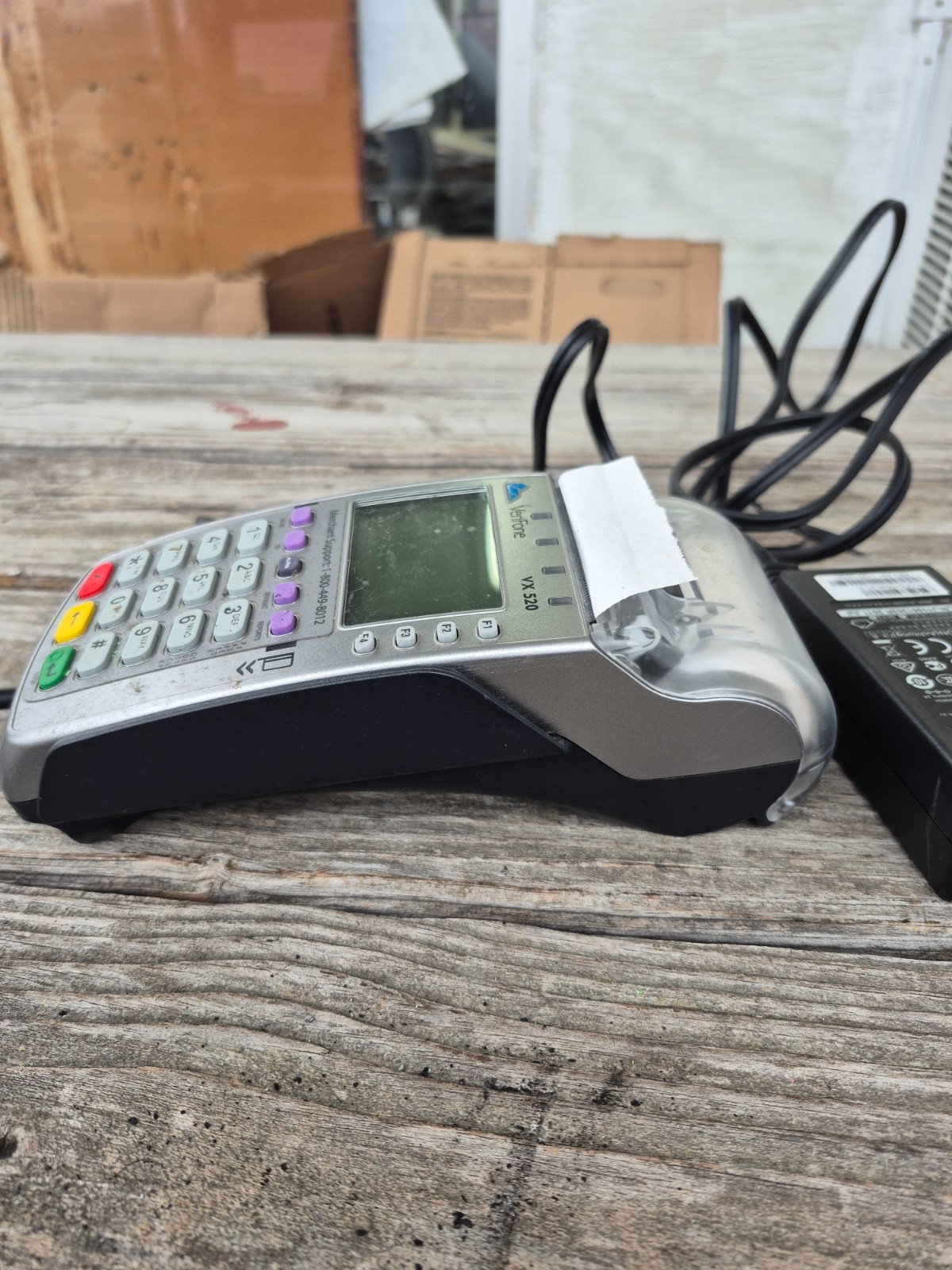 VeriFone Vx520 EMV Credit Card Machine *UNLOCKED* #M252-753-03-NAA-3