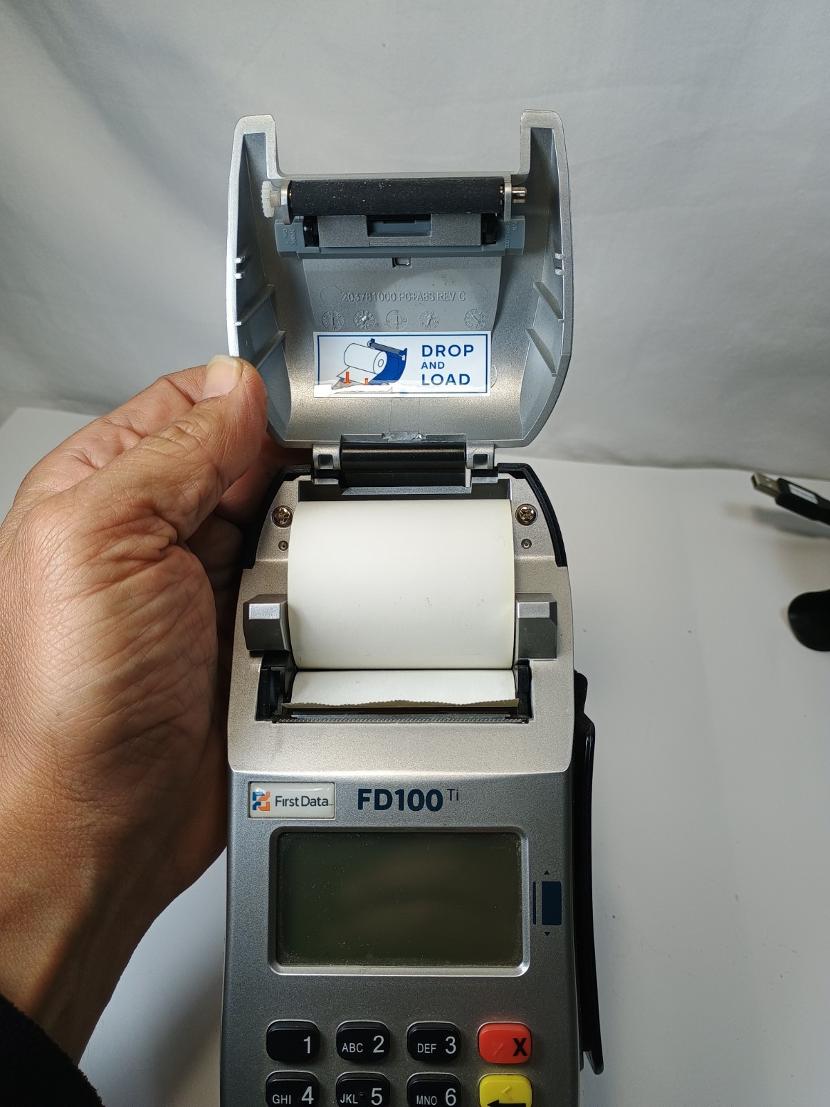 First Data FD100 Ti Credit Card Terminal with FD35 Pin Pad