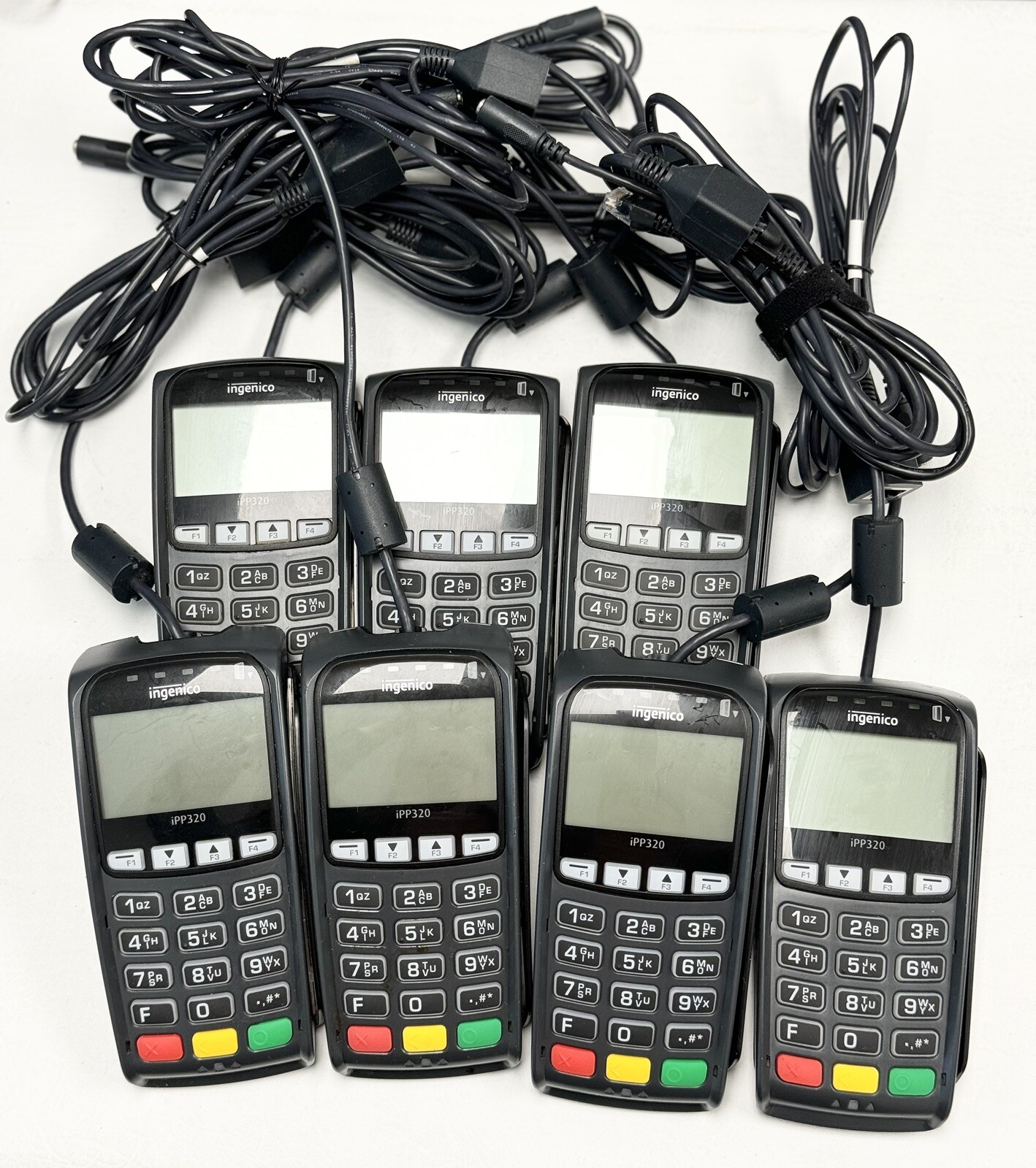 LOT OF 7x Ingenico iPP320 Credit Card Reader Scanners IPP320-31T3494A