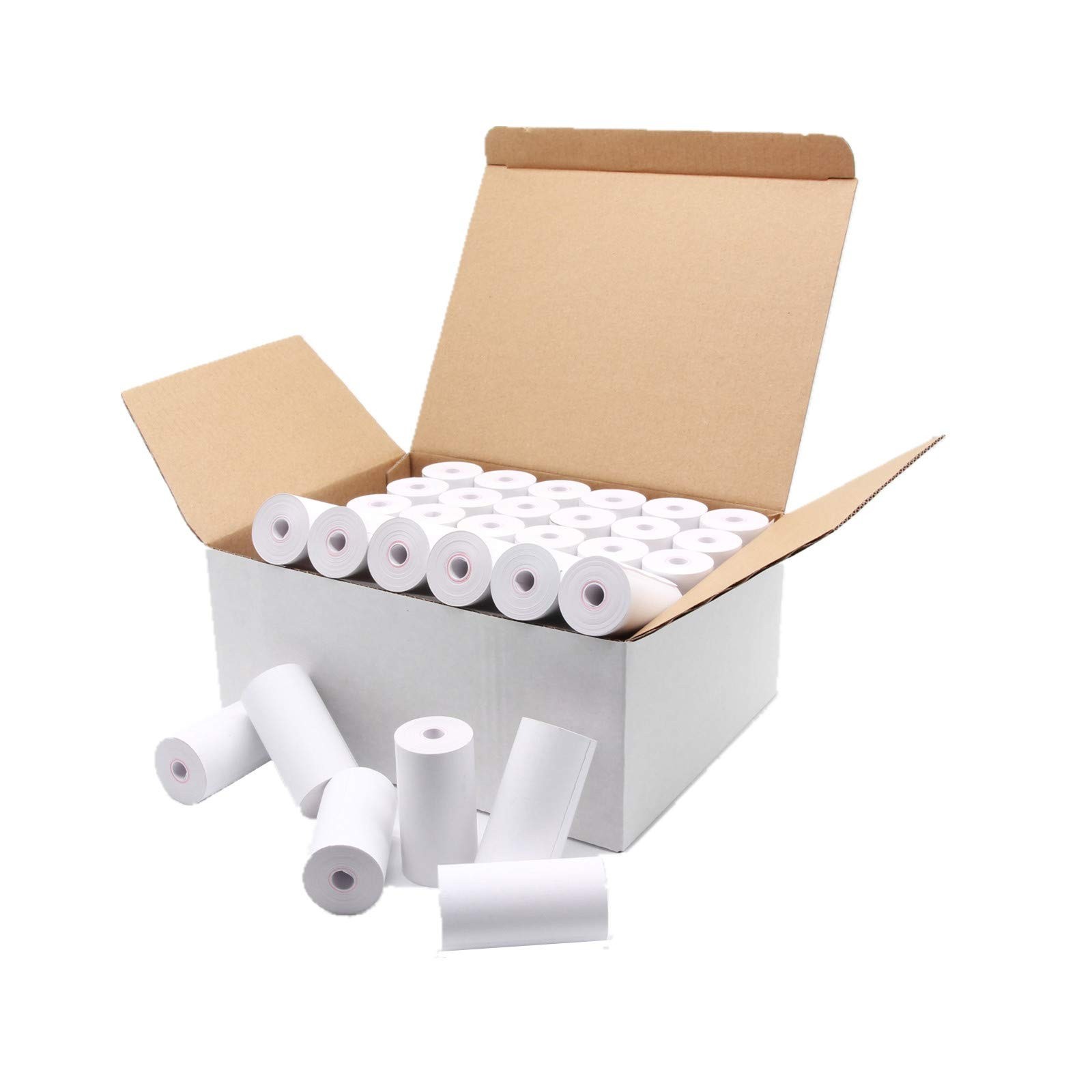 30 Coreless Thermal Paper Rolls for Poynt Smart Payment Terminal Receipt Prin…
