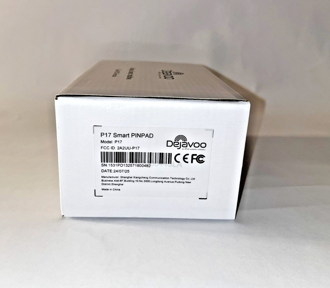*NEW* *GENUINE* DEJAVOO P17 SMART PIN PAD 2A2UU-P17