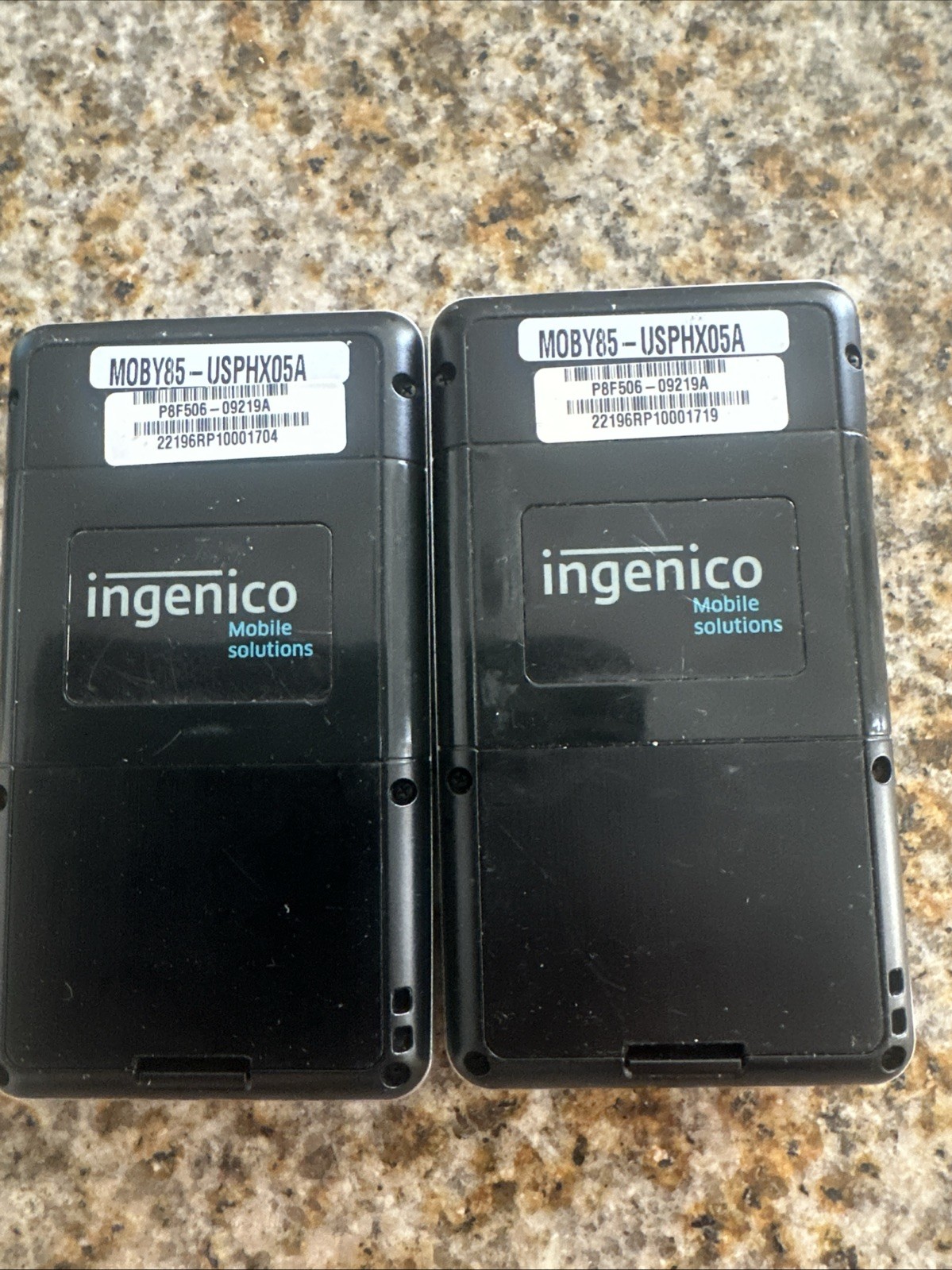 Lot Of 2 Moby Ingenico 8500. Moby/8500