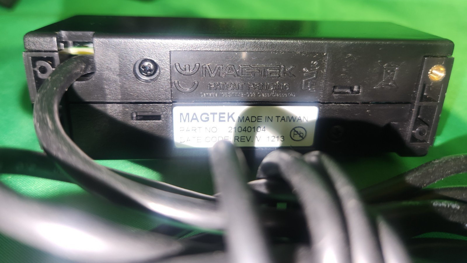 Lot of 7* Magtek USB Swipe Card Reader 21073062, 21040140 Tested for Power