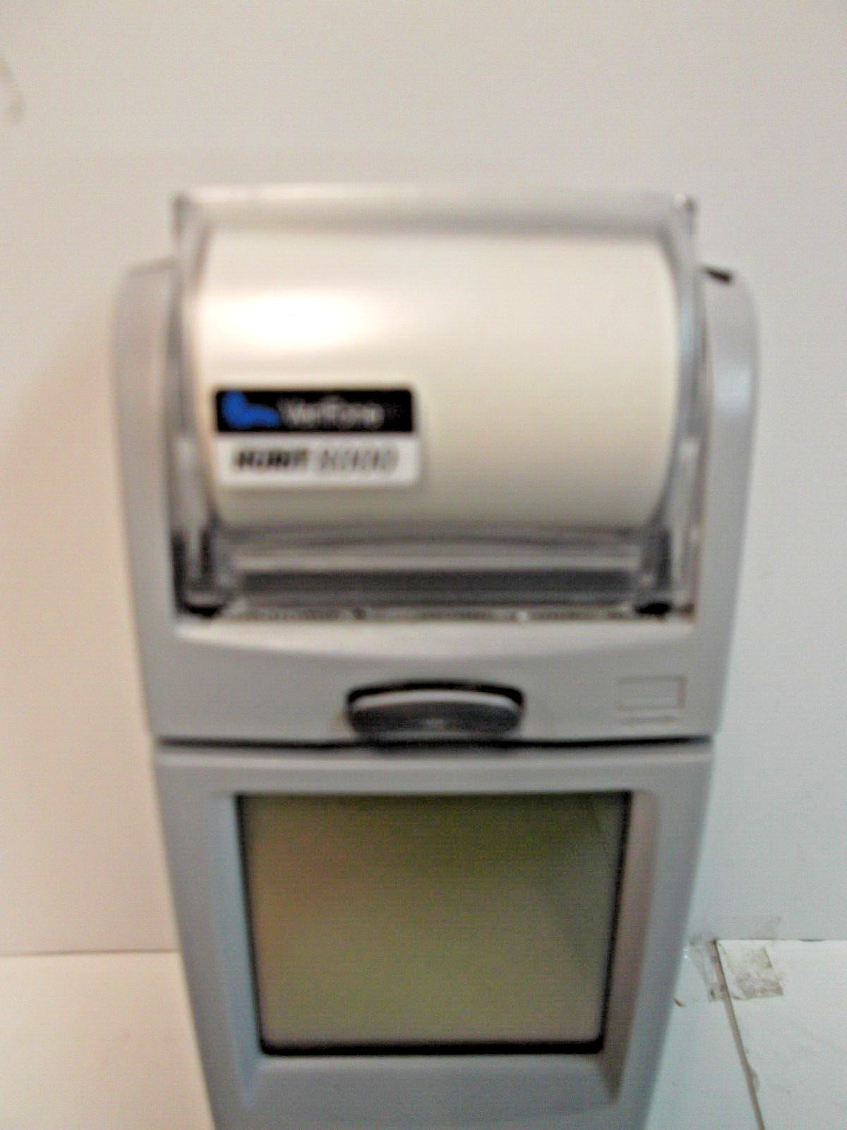Verifone Nurit 8000S Credit Card Scanner Power Tested W/ 4 EXTRA PAPER ROLLS NEW