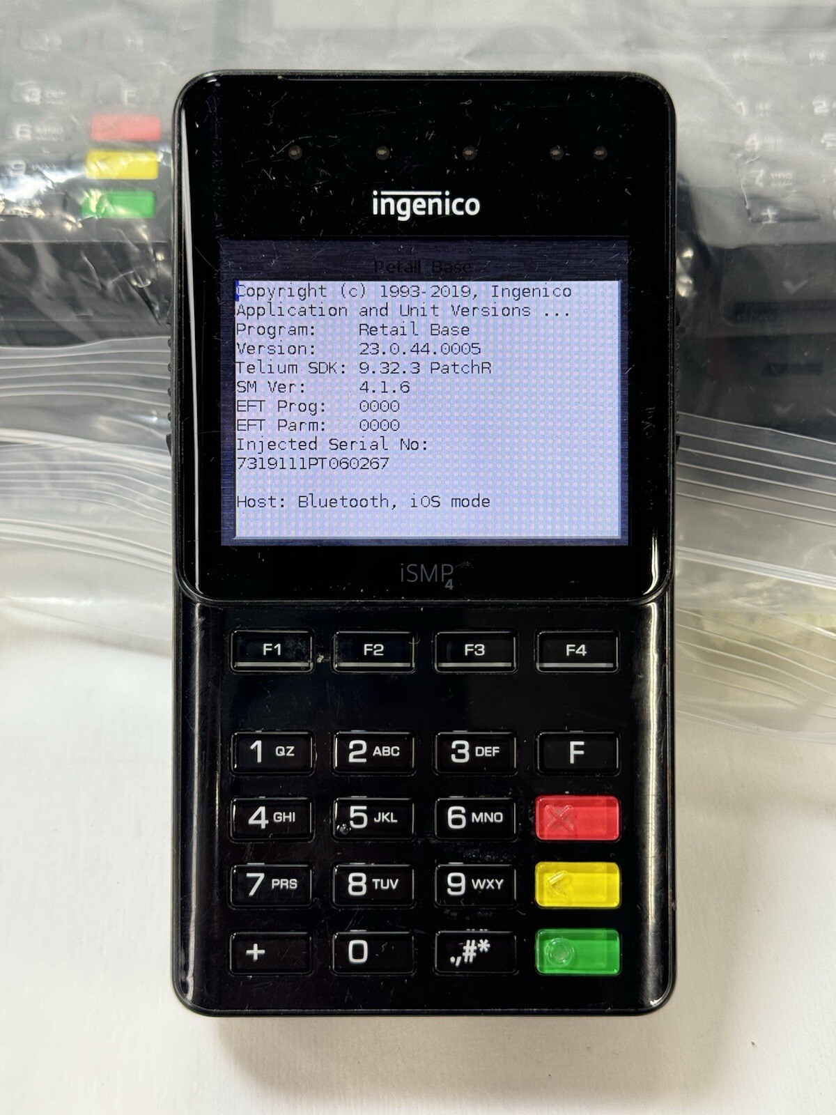 LOT of (33) Ingenico iSMP4 Wireless Bluetooth Mobile POS Terminal
