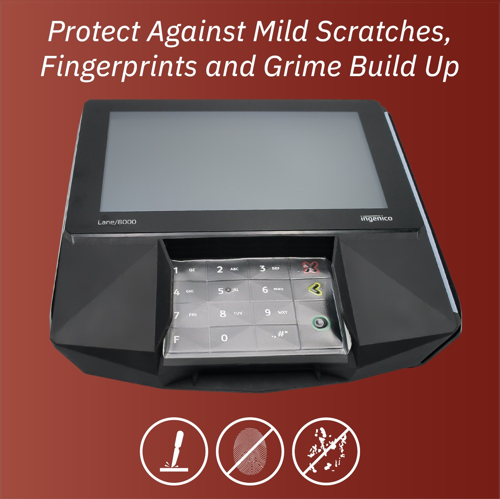 Ingenico Lane/8000 Keypad Protective Cover