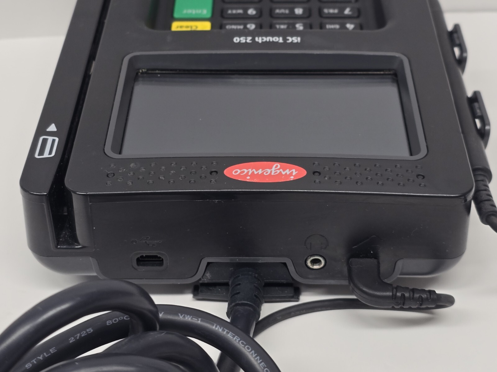 iSC 250 EMV Ingenico NFC Payment Terminal iSC Touch 250 No Power Cord/Free F/S.