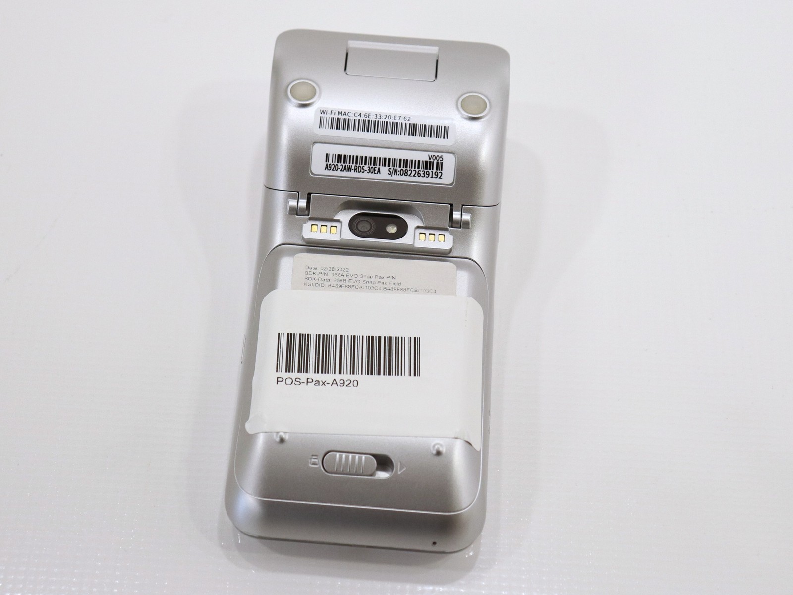 Pax A920 Credit Card Reader A920-2AW-RD5-30EA – Unlocked