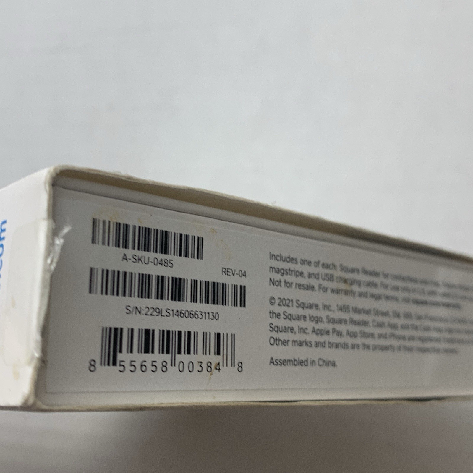 Square A-SKU-0485 Credit Card Reader New