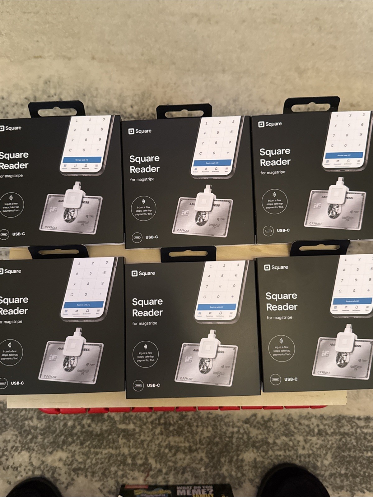 Square A-SKU-0523 Reader for Magstripe Lightning Connector Bundle of 6 New