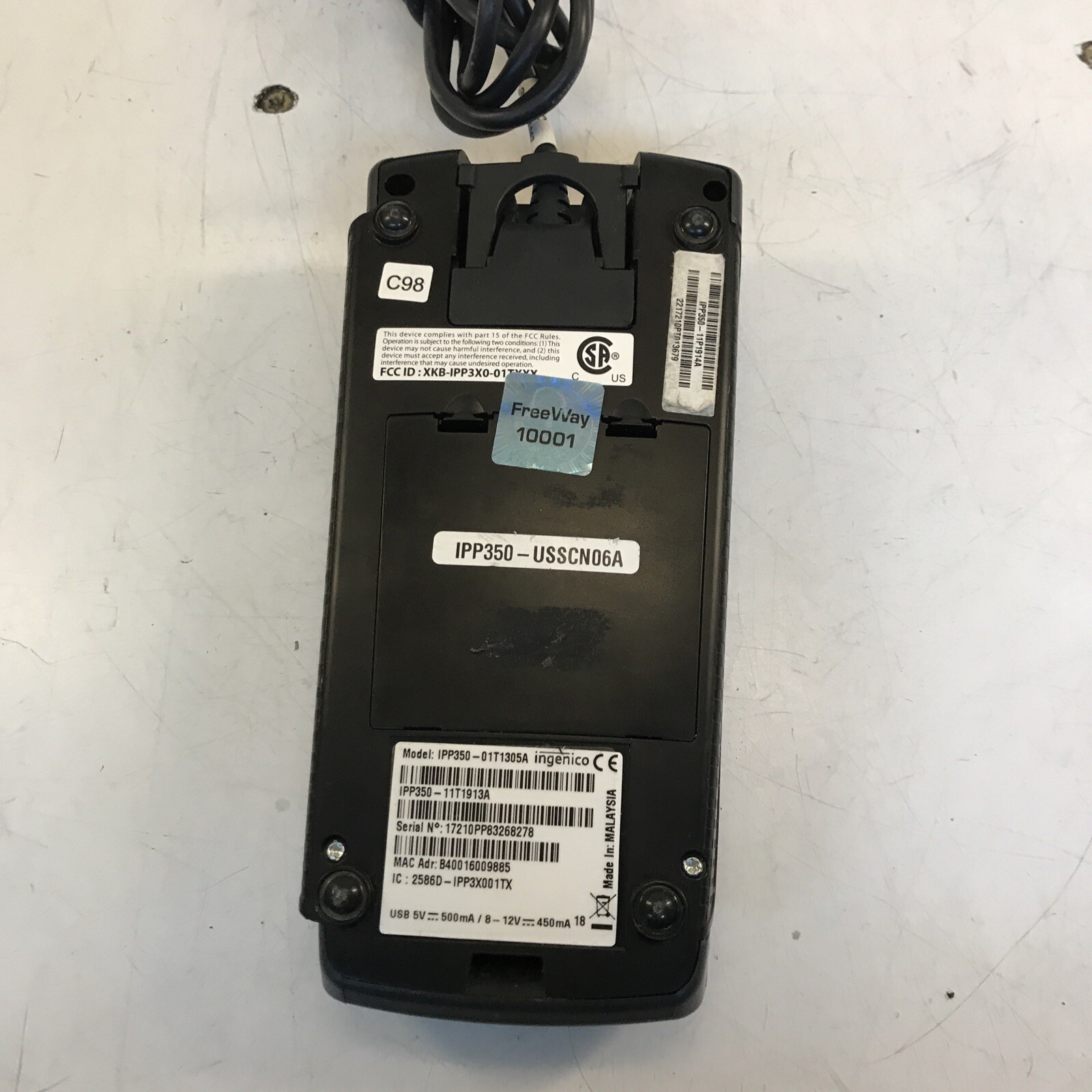 lot of 15 Ingenico IPP350 Credit Card Terminals parts