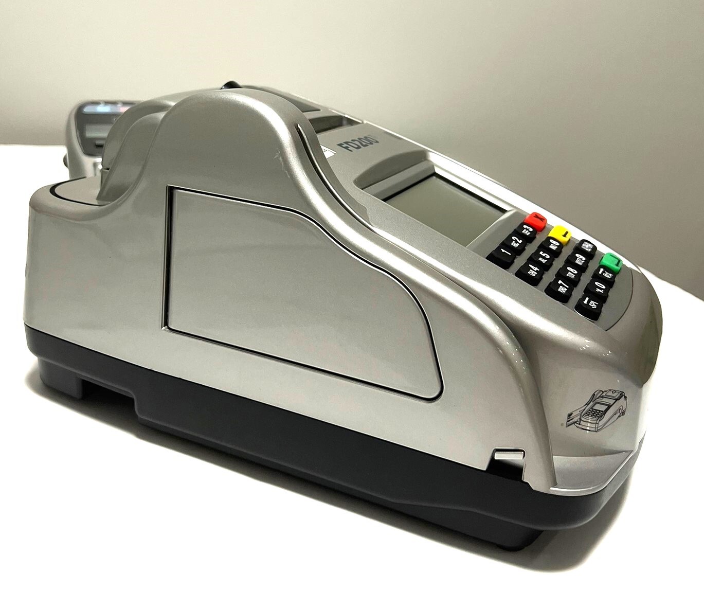 First Data FD200 Touchscreen Credit Card Terminal w/FD-35 Pin Pad Card Reader