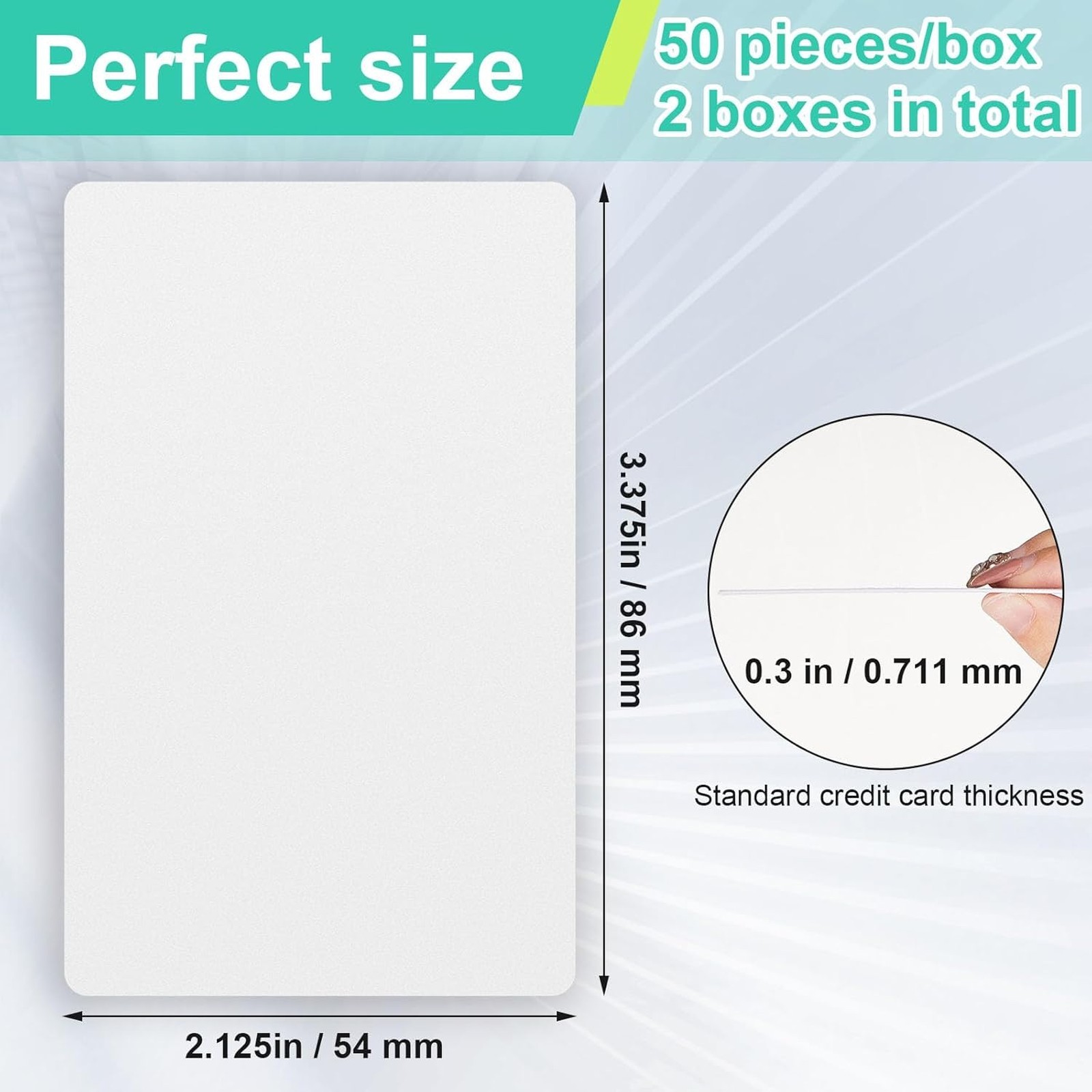 100 Pcs Credit Card Reader Cleaner Cards Dual Side CR80 Scanner Cleaning Sheets