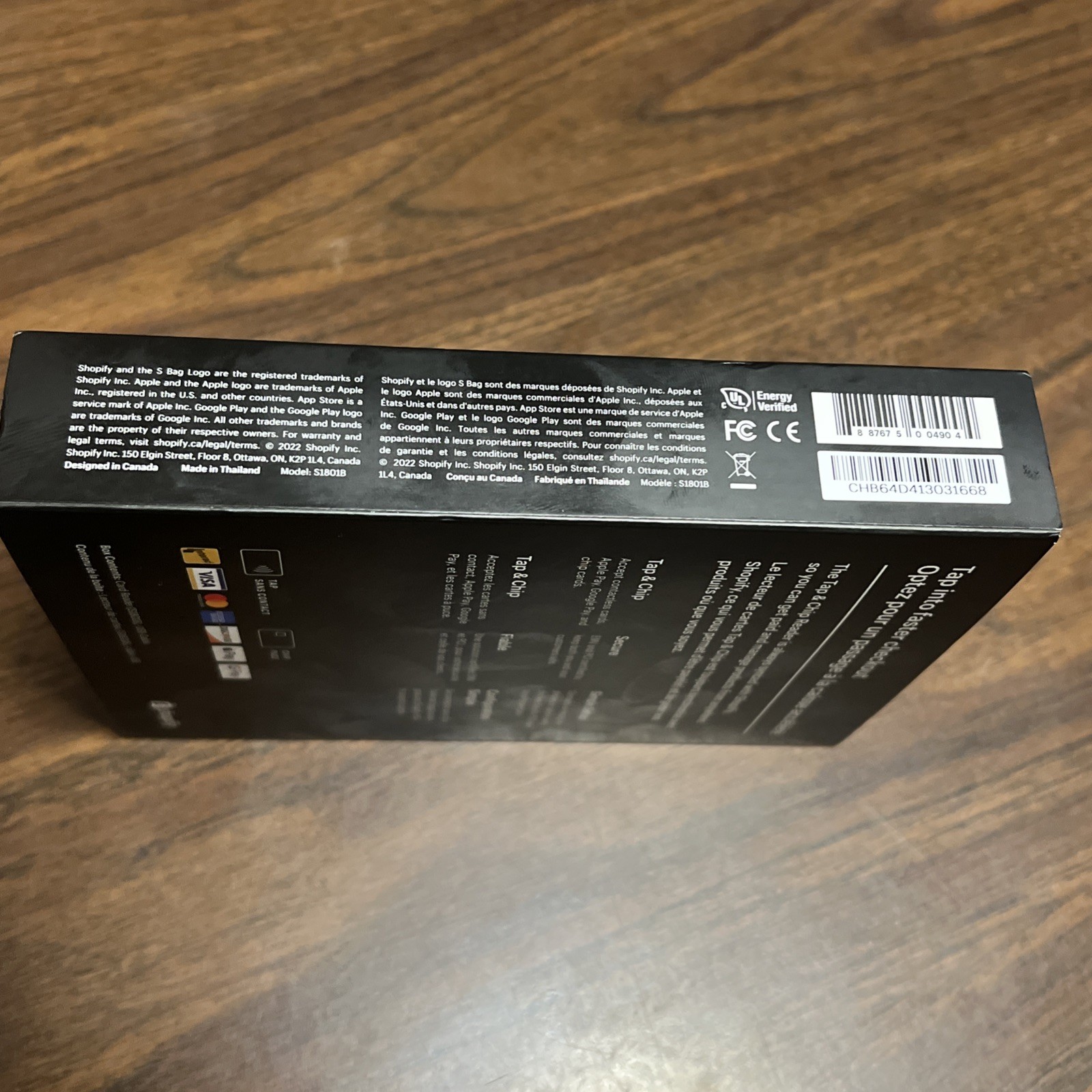 Shopify Tap & Chip Card Reader – New Never Opened Contactless EMV Payment Reader