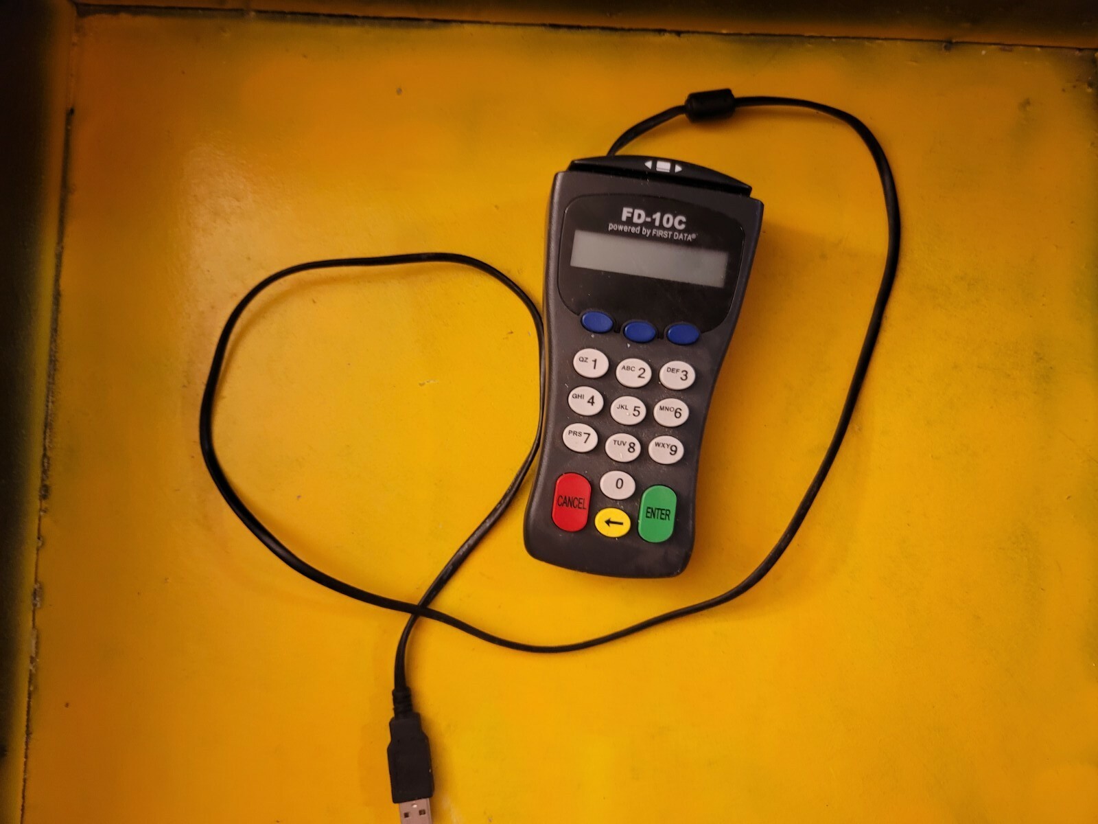 FIRST DATA FD-10C Pin Pad Card Reader POS Terminal 8001-pci
