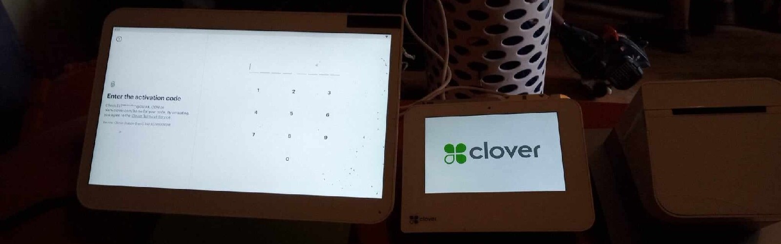 Clover Station Pro C503 POS System – Terminal, Display, Printer, Hub – Used
