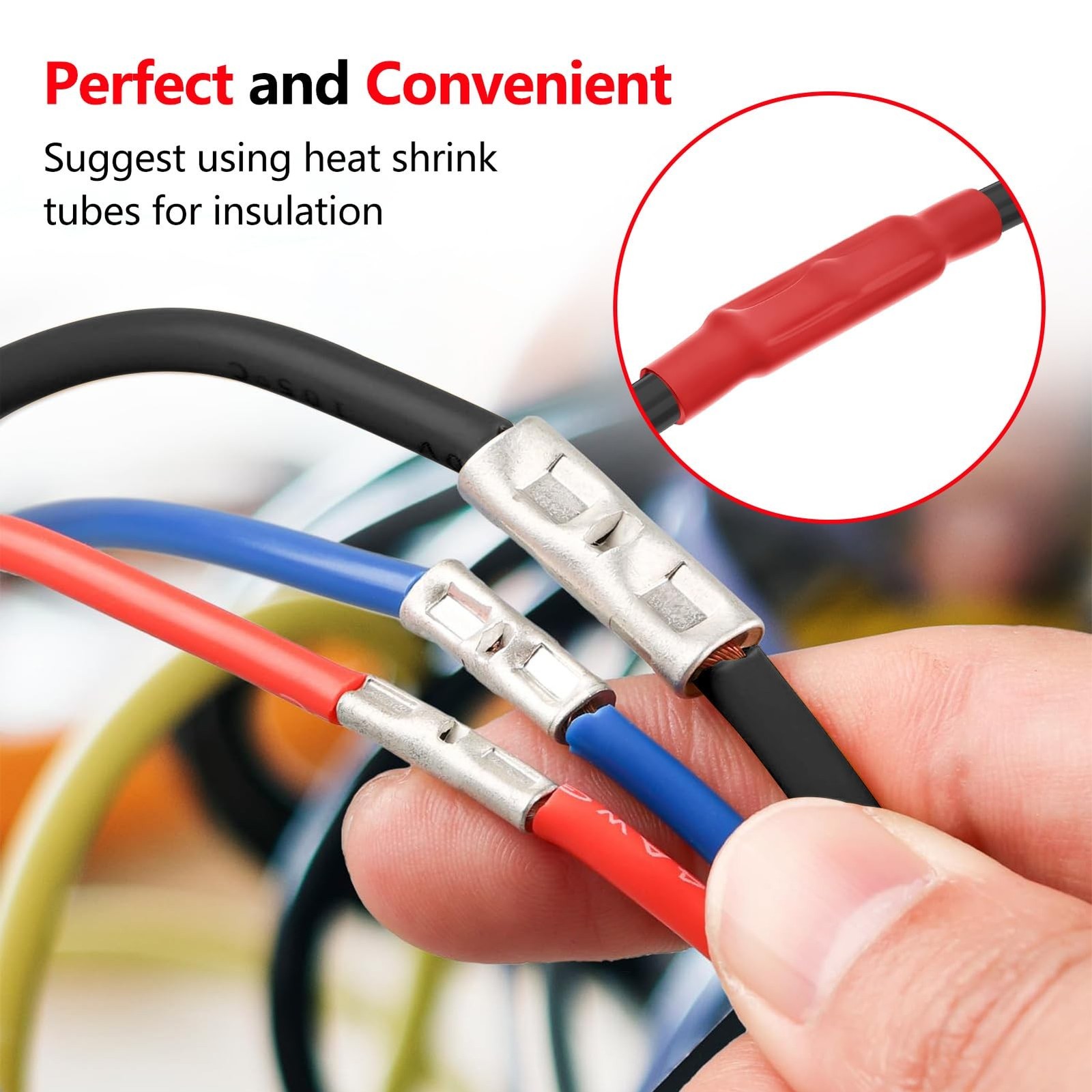 BAALA 20 PCS 6 Gauge Non-Insulated Butt Connectors Kit Tinned Copper, 20PCS S…