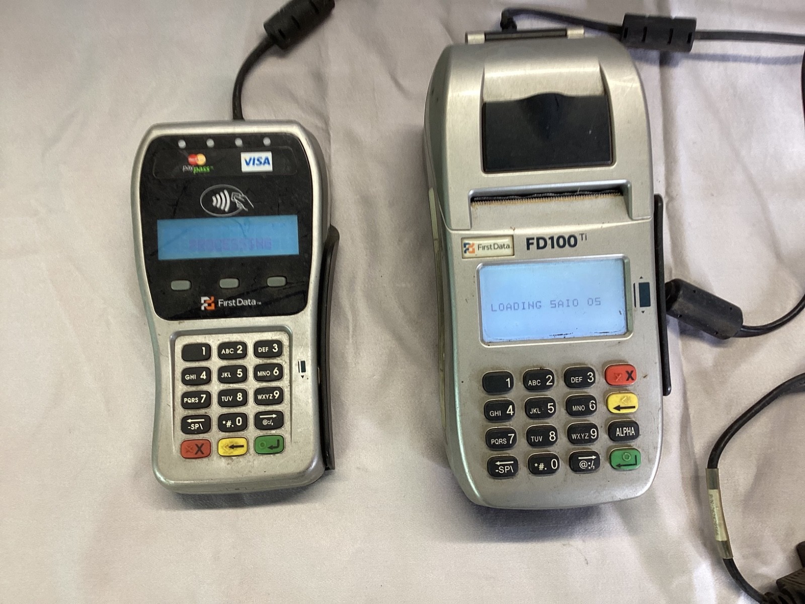 First Data FD100 TI FD100TI FD-100 and FD35 FD-35 Credit Card Machines