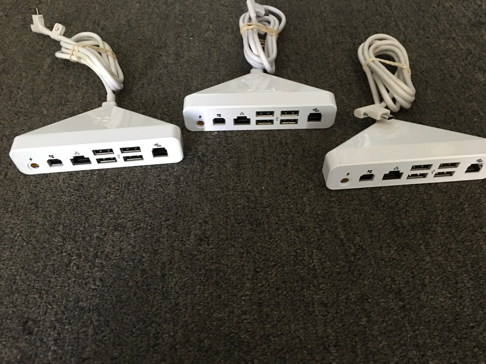 Lot of 3 Clover Cable YJ3 Mini Triangle Hub (1HYNZZZ0168) Clover Mini 1st & 2Gen