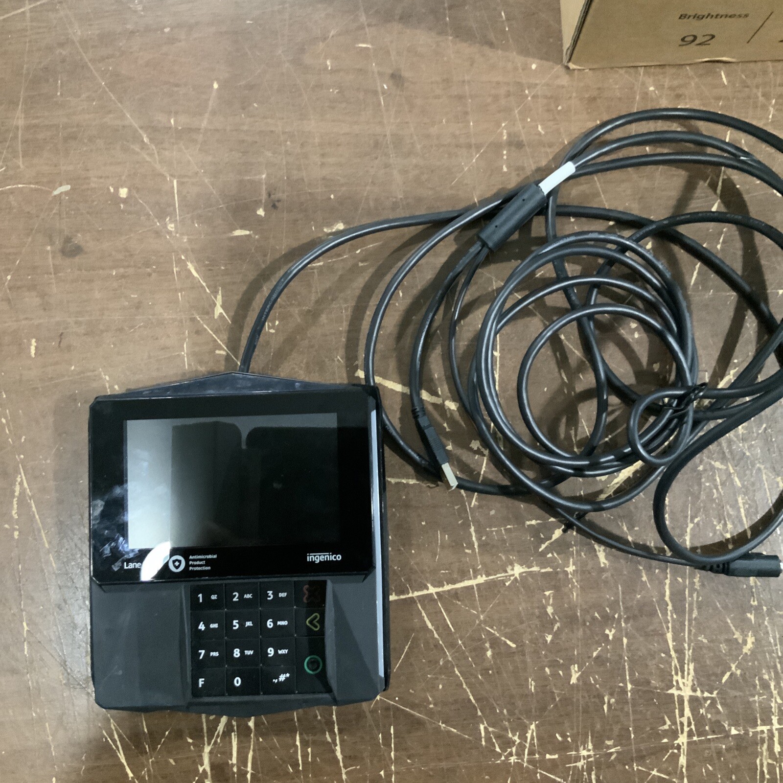 Ingenico Lane 700 Credit Card Terminal With Cords, No Stylus