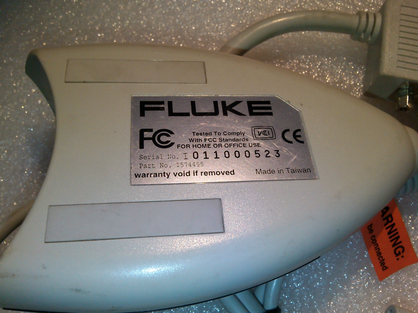 Fluke P/ N 1574455 Card Reader with Cables / MEMORY CARD READER/2 AT-PS2 ADAPTER