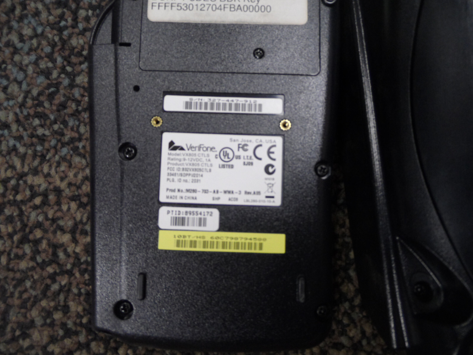 VeriFone VX520 Terminal and VX805 Pin Pad Credit Card Machine *Complete* Clean