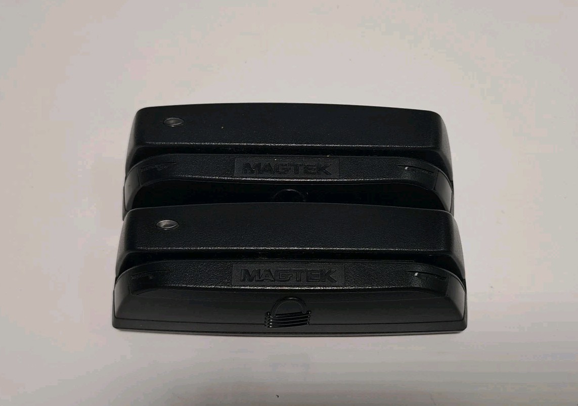 Lot of 2 – MagTek 21073062 Credit Card Swipe Reader With USB Cords