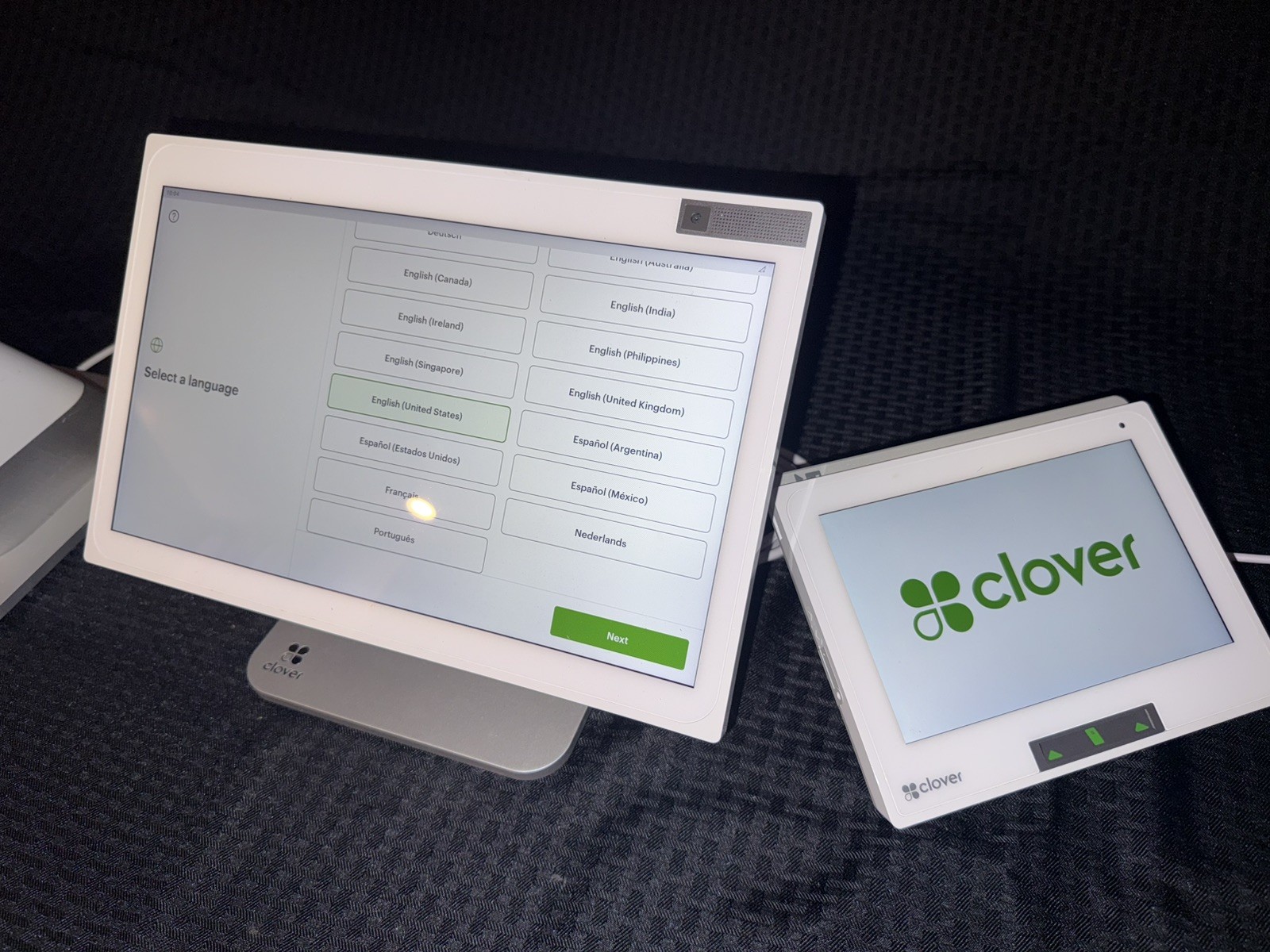 Clover Station Duo C505 System -Displays, Cash Drawer, and Printer POS System