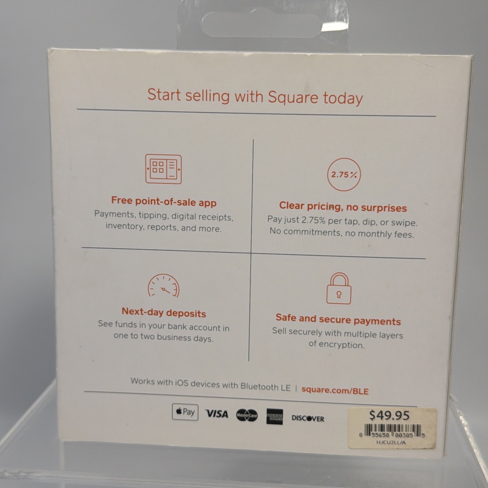 Square Credit Card Reader for Contactless and Chip Machine – A-SKU-0115-04 – NEW