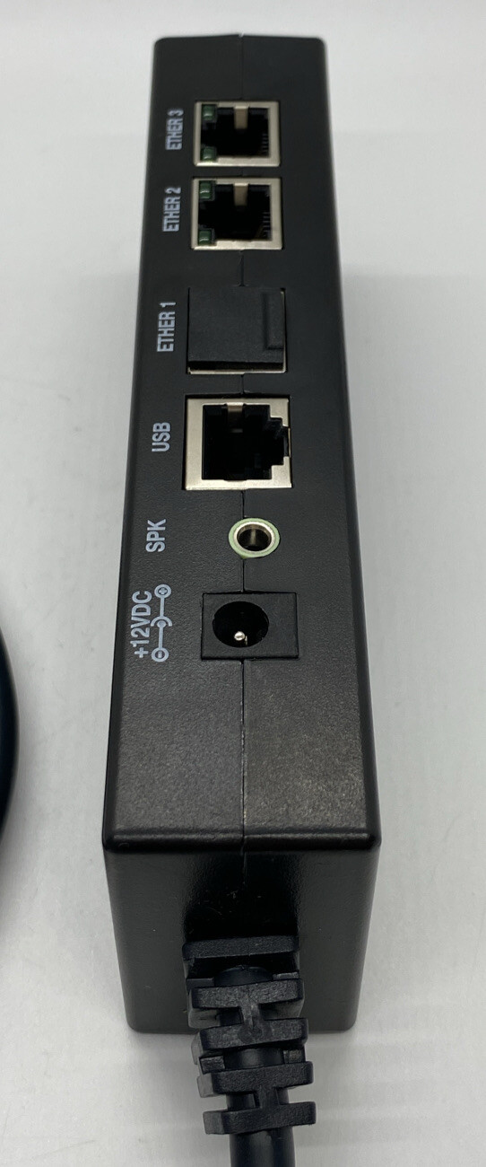 Verifone 24173-02-R Rev E01 Purple Multi Port Ethernet Switch, 12V DC 1.5 Amps