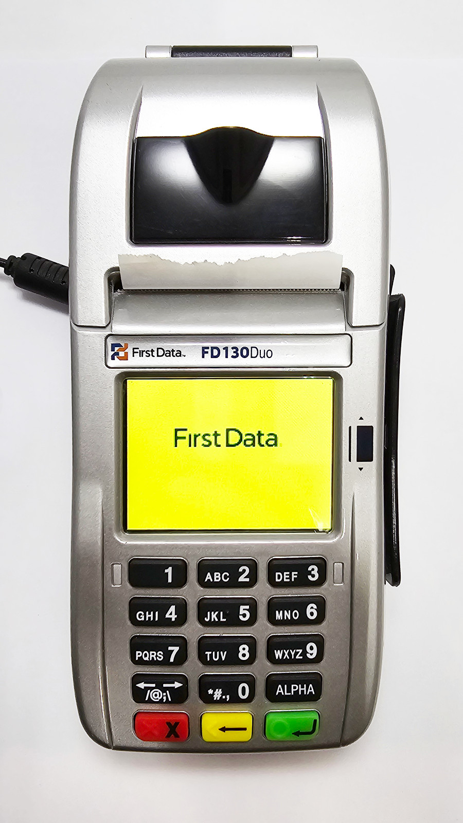First Data FD130Duo Credit/Debit Card Machine POS Terminal Unit Only