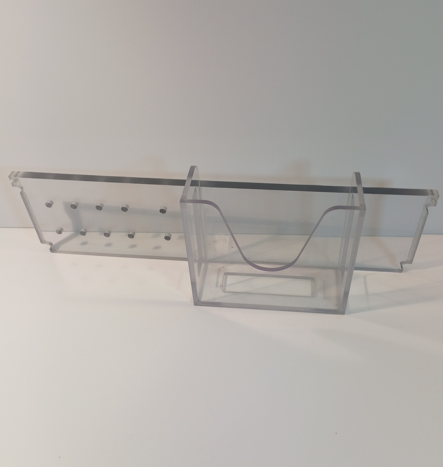 Replacement Clear Acrylic Side Pocket Mount for Parlevel POS Kiosk Terminal