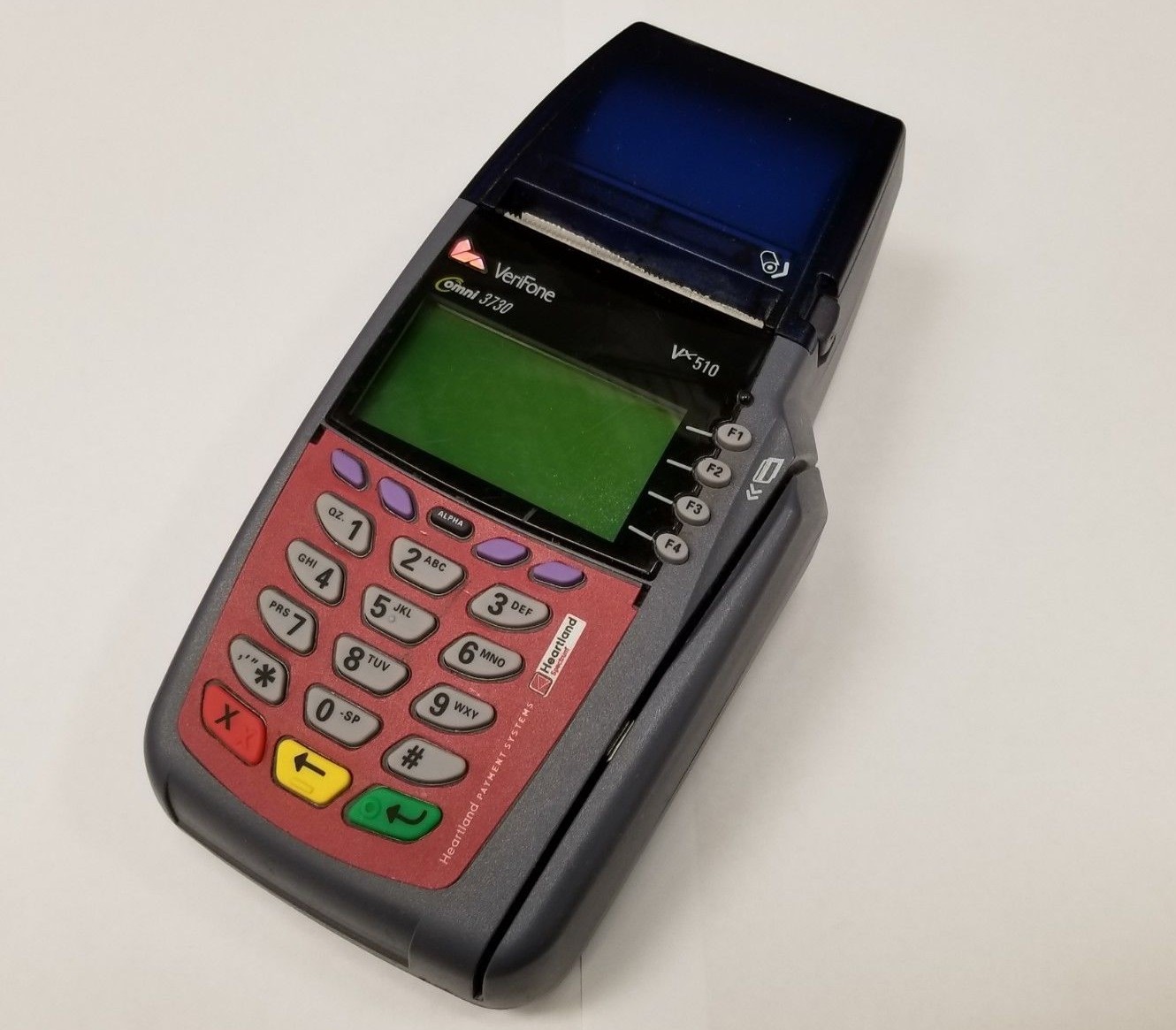 Verifone VX510 Omni 3730 POS Credit Card Reader Printer Terminal (TESTED)