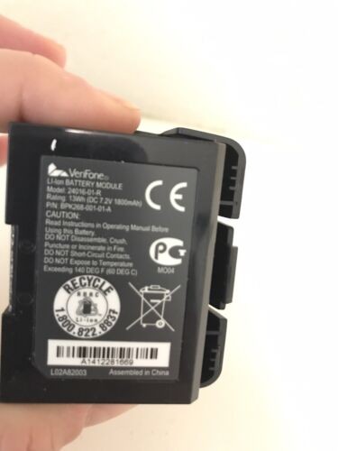 Verifone 24016-01-R Smart Replacement LI-ION Battery for Vx670 or Vx680