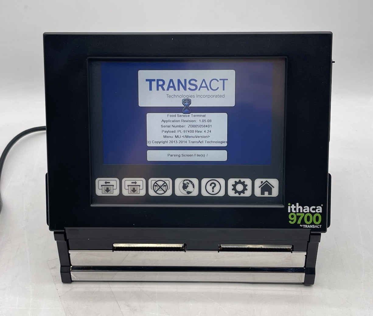 TransAct AccuDate 9700 Receipt Printer Transact Printer Model MOD9700*FOR PARTS*