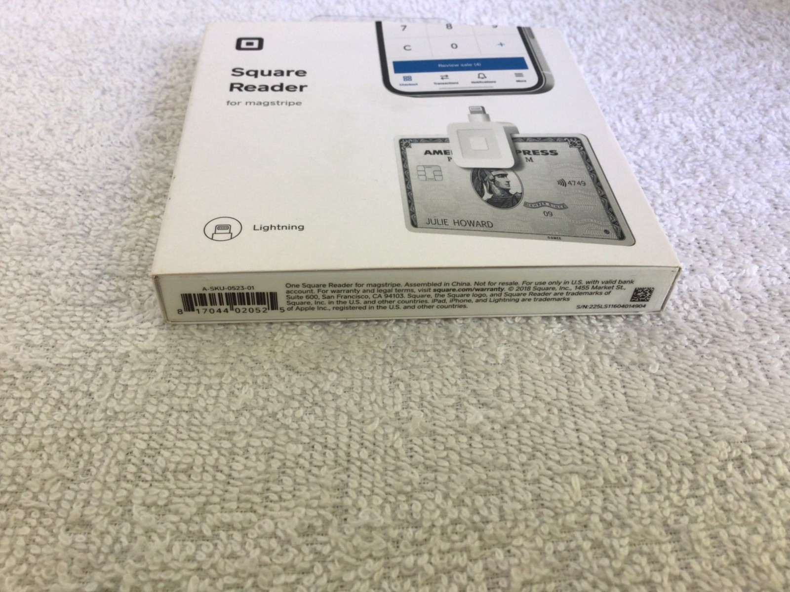 Square Reader for magstripe With Lightning Connector