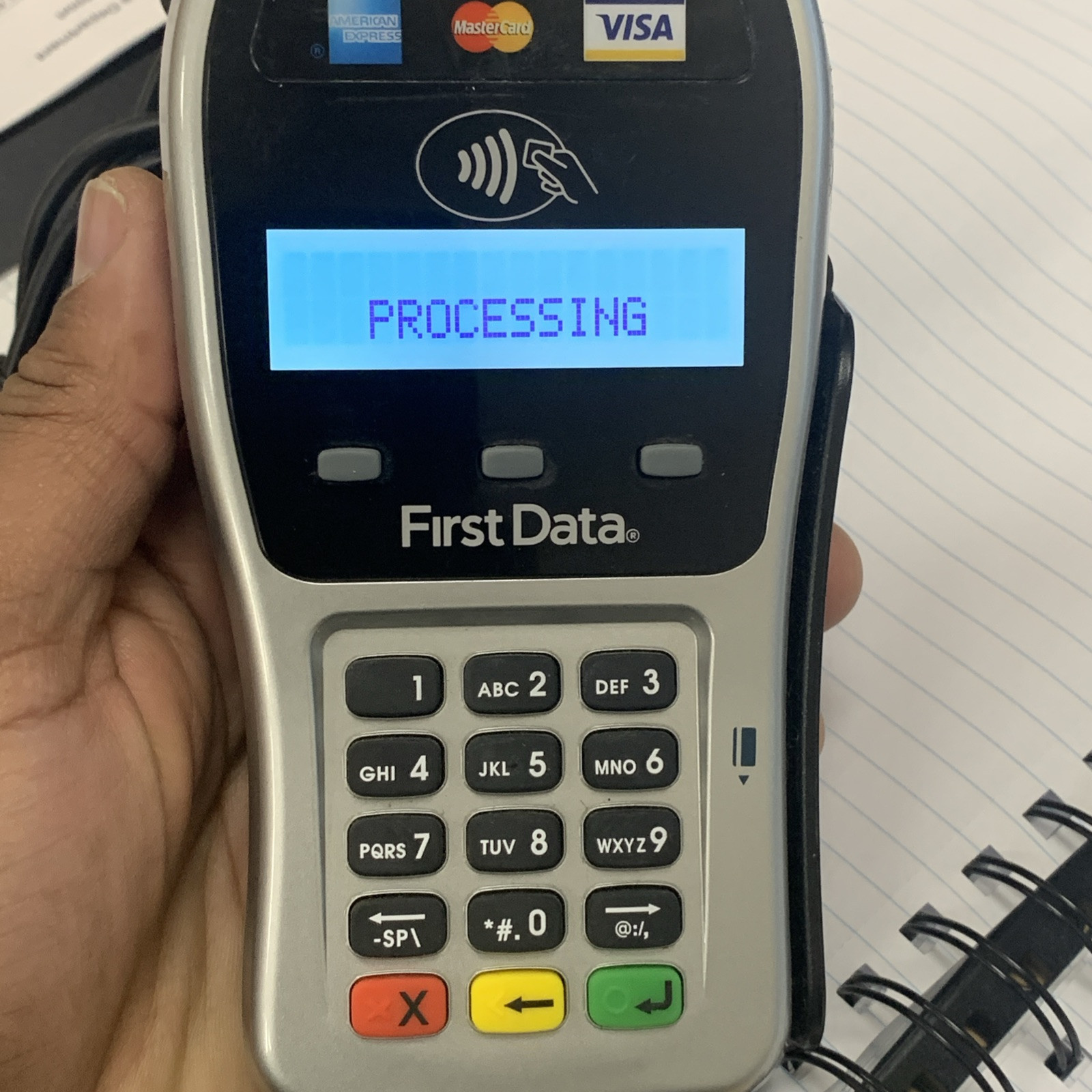 First Data FD-35 Card Terminal w/ USB Cable