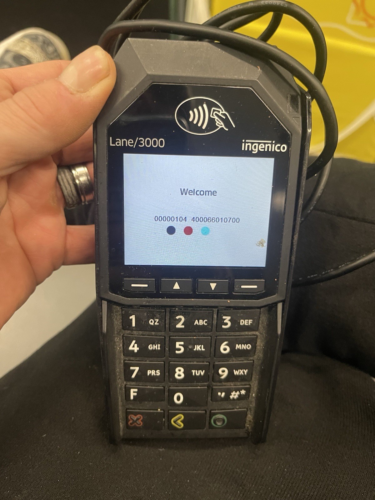 Ingenico Lane 3000 CL Credit Card Terminal w/ Power Cord