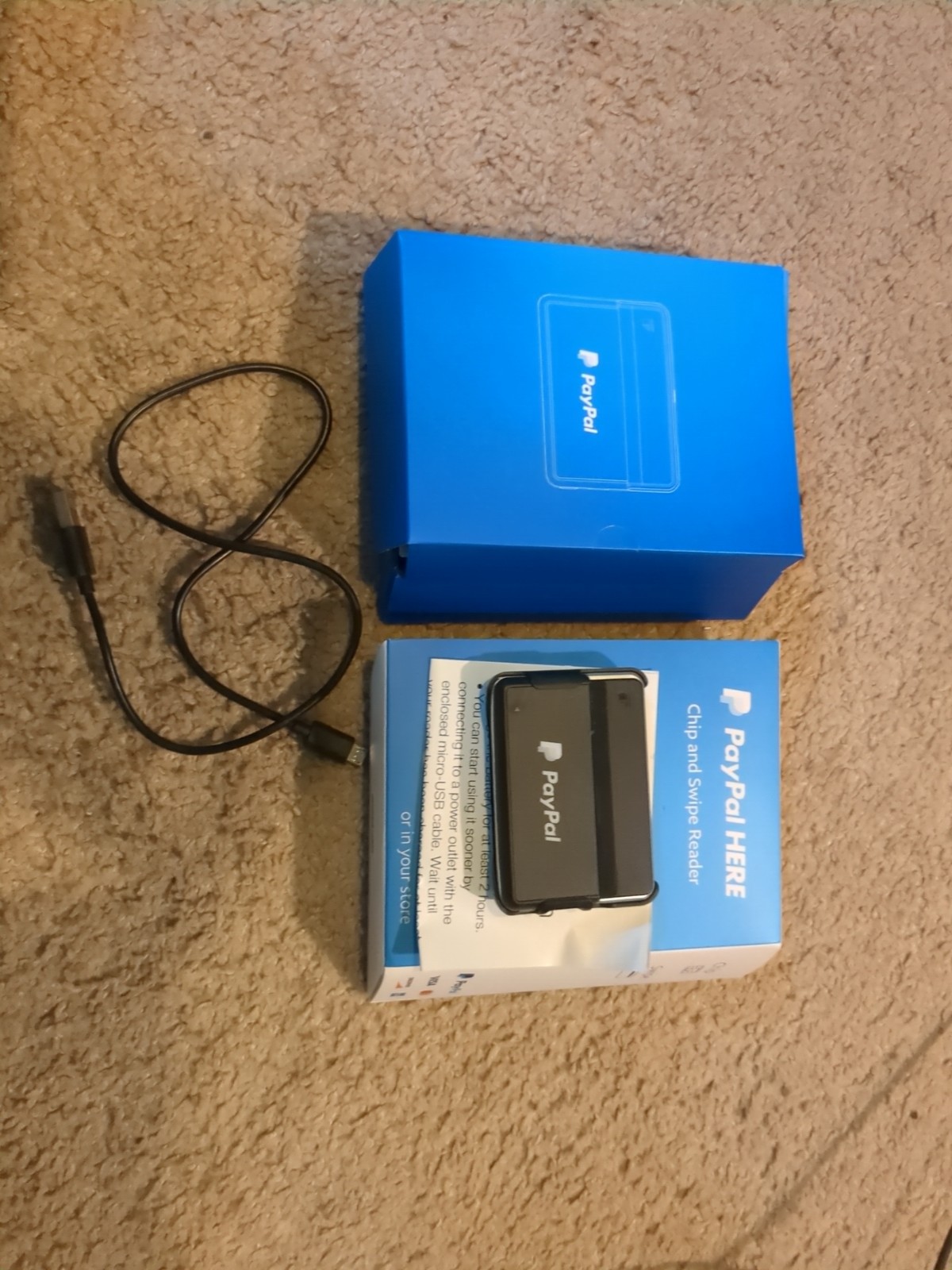 New PayPal Here Chip and Card Swipe Reader for Credit and Debit Cards