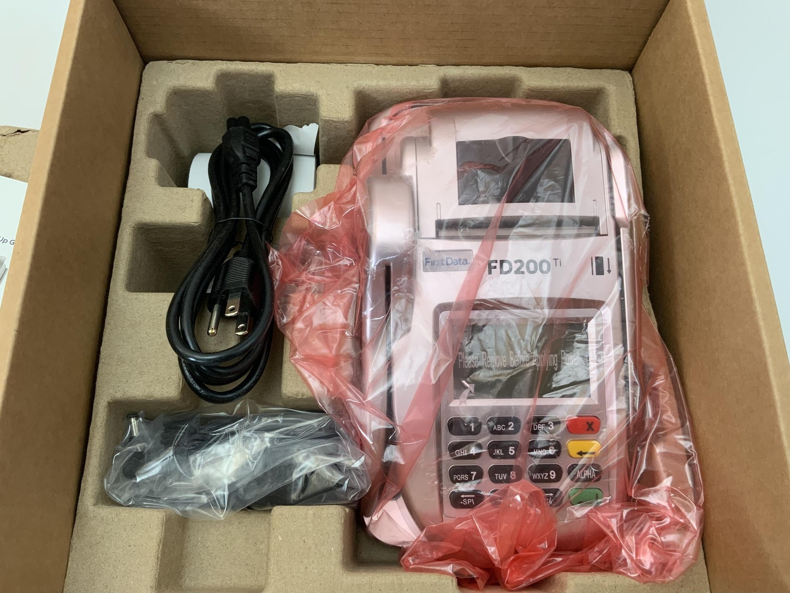 First Data FD200TI Credit Card Terminal -New Open Box!