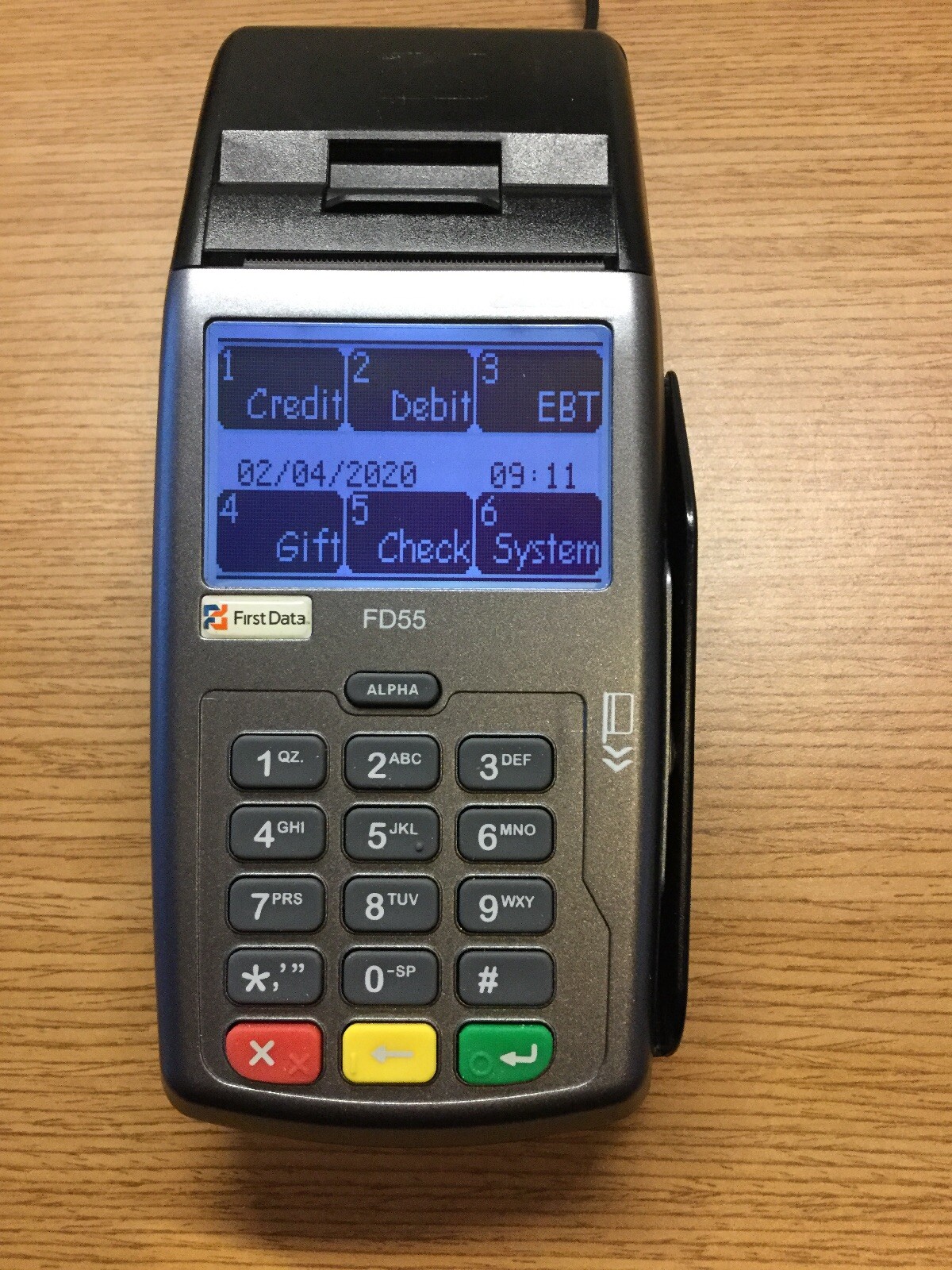 VeriFone-POS-Credit-Card-Terminal-Model-FD55-First-Data