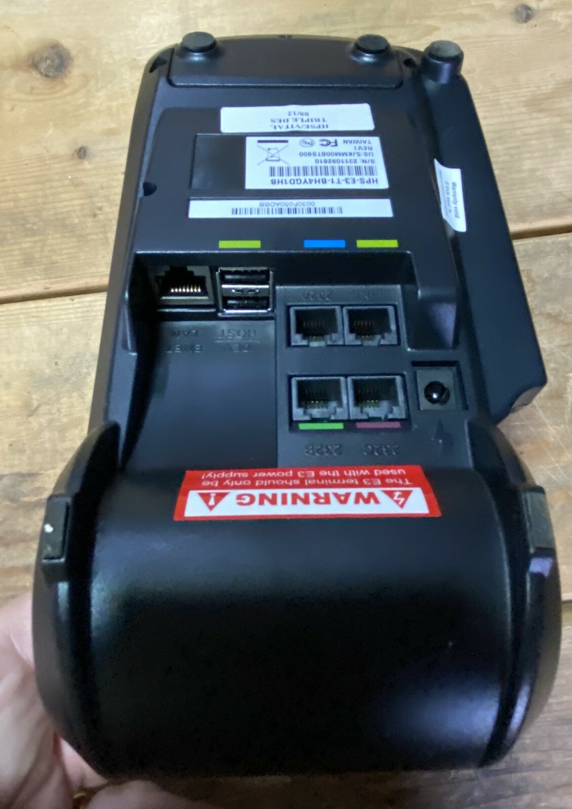 E3 Credit Card Terminal Heartland Payment Systems with Chip Reader and Printer