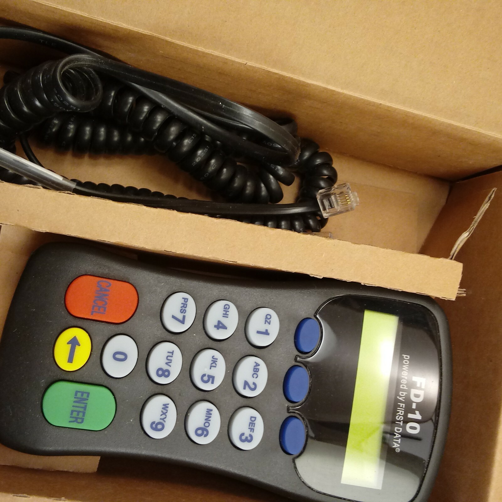 First Data Fd-10 Debit Credit Card Pin Pad 8001 PCI Terminal